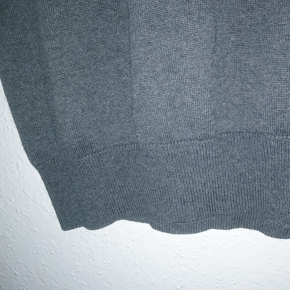 Duke University Golf Club XL Mens Quarter Zip Dark Gray Sweater Vest - Picture 3 of 9